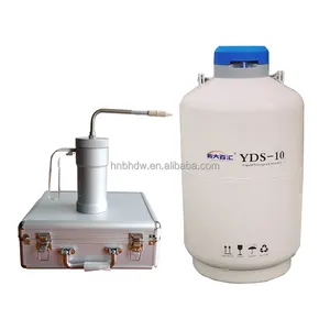 300ml YDY-300 ln2 sprayer device liquid nitrogen dewar cryo gun with 9 freezing copper heads