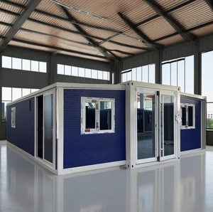 Casa Contenedor Prefabricada Expandible <span class=keywords><strong>de</strong></span> 20 pies, Cabaña Modular Plegable con 1 Dormitorio, 1 Baño, Diseño <span class=keywords><strong>de</strong></span> <span class=keywords><strong>Estudio</strong></span> para <span class=keywords><strong>Alquiler</strong></span> y Uso Vacacional - Product Image 1