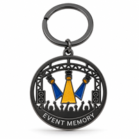 Porte-clés en métal personnalisé avec emblème de récompense événementielle, logo sur mesure, cadeau promotionnel en gros, fournisseur OEM, fabricant premium