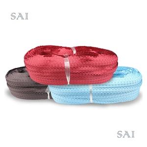 Hàng Có Sẵn Dây Kéo Có Lỗ Ren Nylon Số 3 Trong Cuộn Dây Kéo Khóa Kéo Kín Nhiều Màu Cho Phụ Kiện Túi Thời Trang - Product Image 4