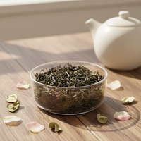 Thé vert au jasmin artisanal à scellage à chaud - Rare et délicat - Douceur subtile avec un parfum intense de jasmin