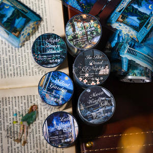 <span class=keywords><strong>1</strong></span> rouleau ruban découpé série de rencontres nocturnes 6 choix aménagement paysager thème décoration - Product Image 3