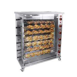 China Verschillende Specificaties Hoge Kwaliteit Lage Prijs Keuken Restaurant Huishoudapparatuur Verticale Rotisserie Grills Oven Te Koop