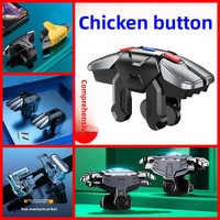 Manette de jeu sans fil à six doigts G21 avec boutons mécaniques d'assistance, version TikTok, compatible avec les téléphones Android