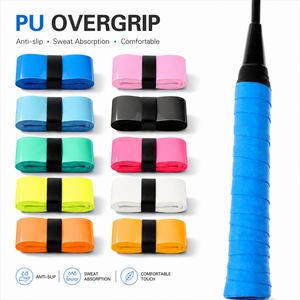 Overgrip de haute qualité en PU souple, anti-choc, antidérapant, avec logo personnalisé pour pickleball, badminton, padel/tennis - Product Image 1