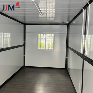 JJM 20英尺可折叠可堆叠集装箱房屋可移动预制模块化住宅现代设计酒店办公楼别墅折叠 - Product Image 2