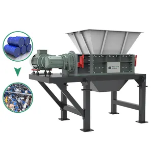 Factory Direct Sales Pet Pvc Bottle Waste Recycling Machine Mini Double Plastic Crusher Machine With Low Price