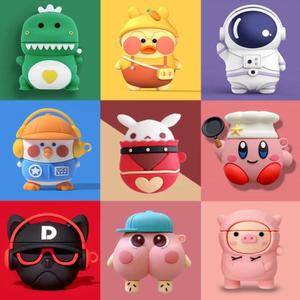 Étui pour écouteurs 3D <span class=keywords><strong>Dragon</strong></span> pour <span class=keywords><strong>AirPods</strong></span> Pro Étui en silicone Dessin animé Canard Couvre-écouteurs pour <span class=keywords><strong>AirPods</strong></span> 1 2 Pro - Product Image 3