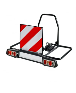 <span class=keywords><strong>Plaque</strong></span> d'avertissement arrière en aluminium pour porte-vélos Espagne Portugal utilisant des panneaux d'avertissement réfléchissants approuvés V20 - Product Image 1