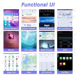 Radio stéréo verticale 12,1 pouces avec lecteur de cassettes pour Dodge Durango 2014 2015 2016 Lecteur multimédia 8+128G Android GPS Navigation - Product Image 6