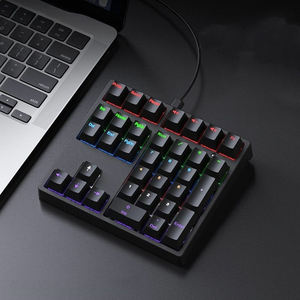 Clavier numérique mécanique filaire 35 touches à éclairage mixte pour comptabilité financière, utilisation à une main, vente en gros - Product Image 4