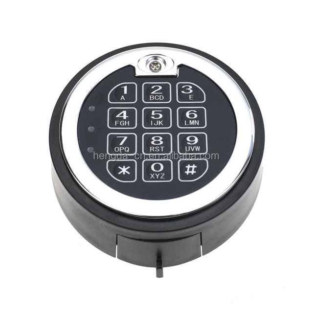 YH1151 Smart Digital Locker Cabinet Lock New Design Zinc-Alloy Round Time-Delay Safe Lock Fingerprint Door & Key Unlock Way