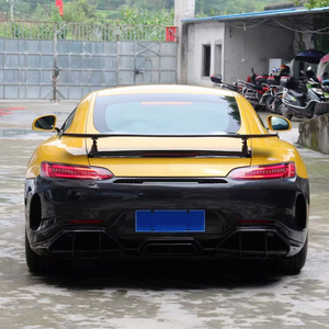 ชุดแต่งคาร์บอนไฟเบอร์สำหรับ Benz AMG GT ปี 2015-2023 ไฟตัดหมอก กันชนหน้า/หลัง สเกิร์ตข้าง กระจังหน้า บังโคลน แบบ Bolt-On ติดตั้งได้กับรถทั่วไป - Product Image 6