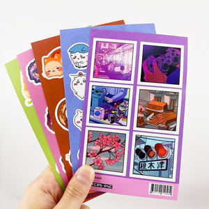 Impresión de Hojas de Etiquetas Adhesivas Personalizadas en Tamaños A6, A5, A4 y <span class=keywords><strong>A3</strong></span>, Etiquetas Adhesivas de Vinilo Resistentes al Agua con Protección UV, Diseño de Corte de Beso - Product Image 2