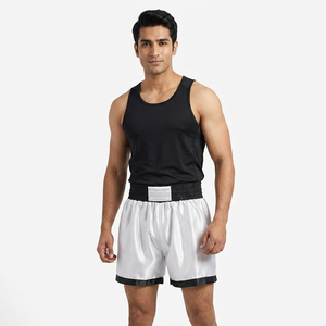 Stylish Men Muay Thai Shorts Hot Selling Breathable Comfortable High Quality Easy Wash Muay Thai Shorts with Custom Colors - Product Image 1