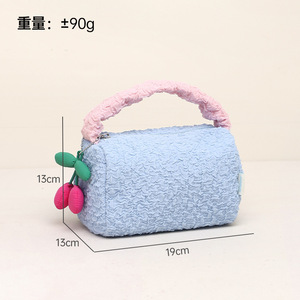Trousse de Toilette à Volants Grande Capacité, Pochette de Maquillage Portable avec Fermeture Éclair, Sac de Voyage pour Articles de Toilette - Product Image 5