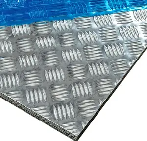 5 바 패턴 다이아몬드 검사기/체크 무늬 알루미늄 시트 1060 2A12 2024 알루미늄 체크 무늬 플레이트