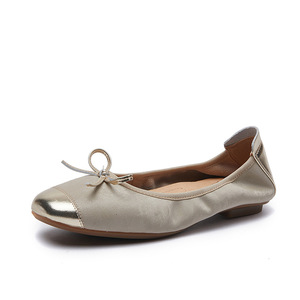 Nouvelles <span class=keywords><strong>ballerines</strong></span> en cuir véritable de style chinois pour femmes, avec bride réglable, fermeture à enfiler, chaussures décontractées pour grand-mère, pour l'automne - Product Image 6