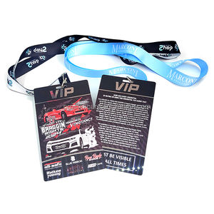 カスタマイズされたプリント高品質イベントバッジバックステージアクセスバッジVipパスバッジストラップ付き - Product Image 6