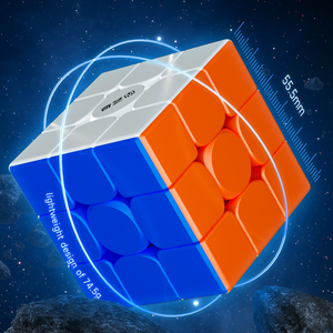 QY Toys Cube QiYi Cube <span class=keywords><strong>Warrior</strong></span> M Pro Magnétique Sans Autocollant <span class=keywords><strong>Magic</strong></span> Puzze Cube 3X3X3 avec Aimant Système Réglable Meilleur Cadeau Pour Enfant - Product Image 6