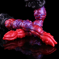 FAAK Big Knot Strong Suction Cup Monster Tentacle Dildo  Fantasy Dragon Style Sex Toy Woman Adult Toy Anal Plug
