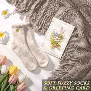 Luxury Knitted Tassel Get Well Soon Gift Basket for Women Custom Wholesale Unique Warm Care Package for Sick Female Friends - Product Image 3