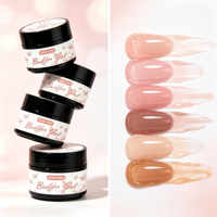 Gel Constructor Profesional HEMA Free de 30g - Gel Escultor de Alta Consistencia Sin Nivelación para Extensión de Uñas - Gel Duro de Larga Duración