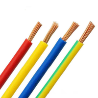 Fil de câble électrique de câblage flexible en cuivre nu isolé en pvc direct d'usine pour bateaux
