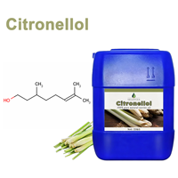 Citronellol naturel, matière première parfumée rose-agrumes pour parfums, savons, cosmétiques, répulsifs anti-insectes, approvisionnement en vrac