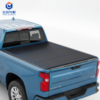 Couverture de benne rigide à trois volets à profil bas pour Chevrolet Silverado/GMC Sierra 2500 3500HD 2020-2025 avec benne de 6'10" (82") - Accessoires tout-terrain