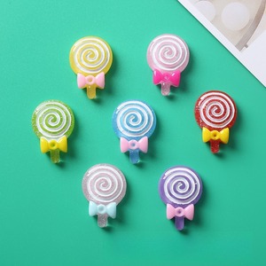 Mini figurines de sucettes colorées en spirale pour micro-paysages et accessoires de jardin féerique - Product Image 4