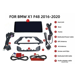 Reproductor de DVD para Auto de 12.3 Pulgadas, Radio Android con Pantalla Táctil, Navegación GPS, Carplay para <span class=keywords><strong>BMW</strong></span> <span class=keywords><strong>X1</strong></span>/X2/F39/F48 2016-2020 - Product Image 5