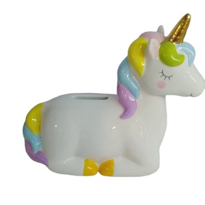 <span class=keywords><strong>Tirelire</strong></span> <span class=keywords><strong>licorne</strong></span> magique, <span class=keywords><strong>tirelire</strong></span> en céramique peinte à la main, <span class=keywords><strong>tirelire</strong></span> <span class=keywords><strong>licorne</strong></span>, cadeau idéal pour les enfants - Product Image 2