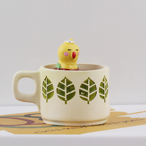 Duck Shaped Resin Cup Storage Box Home Decoration Craft Gift Item Holder - Product Image 1