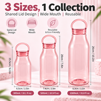 Bouteille d'eau réutilisable en copolyester SK de 500 ml avec boucle de transport, logo personnalisé pour cadeaux d'entreprise, OEM ODM