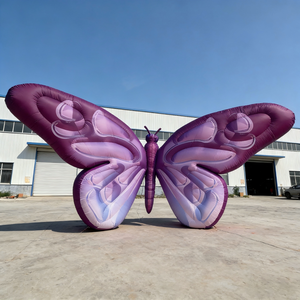 맞춤형 대형 파란 나비 풍선 제품, 파티 장식용, 맞춤형 광고 풍선 디자인 포함 - Product Image 1