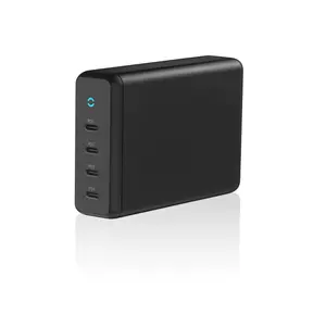 Novo Adaptador De Energia Multifuncional De 4 Portas USB + Tipo C PD 165W Carregador Rápido