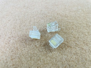 ขั้วต่อ <span class=keywords><strong>RJ11</strong></span> RJ12หัวปลั๊กเสียบแบบโมดูลาร์6P6C หัวต่อเครือข่ายแบบจีบชุบทอง <span class=keywords><strong>RJ</strong></span> <span class=keywords><strong>12</strong></span> - Product Image 5