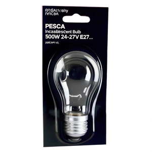 Bombilla Incandescente PESCA 500W 24-27V Base E27 - Product Image 2