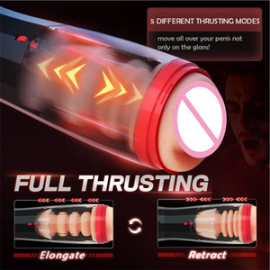 Telescopic Aircraft Cup Masturbation <strong>Sex</strong> <strong>Toys</strong> for <strong>Men</strong> Realistic <strong>Automatic</strong> <strong>Male</strong> Masturbation Cup Vaginal Vibrator - Product Image 2
