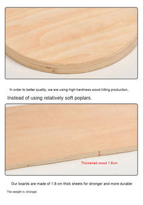 Planche d'équilibre en pierres empilables, ensemble de balançoires en bois inspiré de Montessori pour enfants - Product Image 5