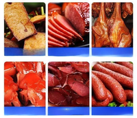 Fumoir de feu de bois direct populaire nouvelle condition four de fumoir de saucisse pour moteur de noyau de poisson de bacon de viande pour les fermes de restaurants