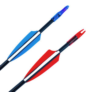 Hitop <span class=keywords><strong>2022</strong></span> al aire libre 31 pulgadas de fibra de vidrio flecha 400 columna deporte sangriento ejes de tiro con arco compuesto arco y flecha de tiro con arco - Product Image 2