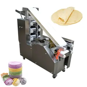 Jalur kompak untuk jalur produksi roti Romawi Arab mesin pembuat pita hemat energi pembuat chapati roti