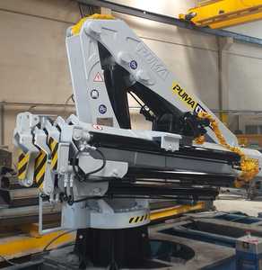 Mini grue hydraulique de haute qualité de marque Puma capacité de 3 tonnes pont bateau flèche pliante avec composants de pompe nouvelle grue marine turquie - Product Image 6