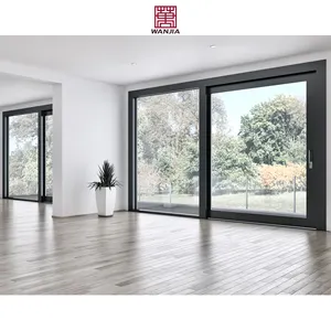 Modern minimalist design 96x80 patio balcony lift door interior aluminium door glass lift aluminium sliding door