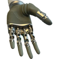 Main prothétique bionique intelligente avec doigts articulés et conception de membre supérieur à commande par câble