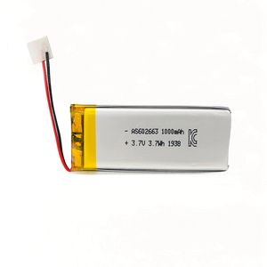 <span class=keywords><strong>3</strong></span>,7 v batería de polímero de litio recargable de 602663 li-polímero 1000mah de la batería con UL/KC certificados - Product Image 5