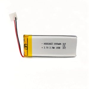 <span class=keywords><strong>3</strong></span>,7 v rechargeable lithium polymer battery 602663 1000mah Battery li-polímero with UL/KC certified - Product Image 5