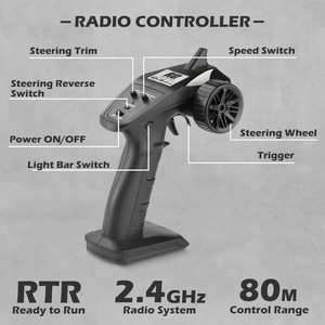 HAIBOXING 905 1/12 4WD RTR Buggy RC con Motor 390, 38KM/H de Alta Velocidad, Resistente al Agua IPX4, Todoterreno, Auto RC para Aficionados - Product Image 2